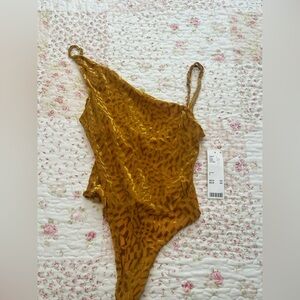 Urban Outfitters Velvet Bodysuit